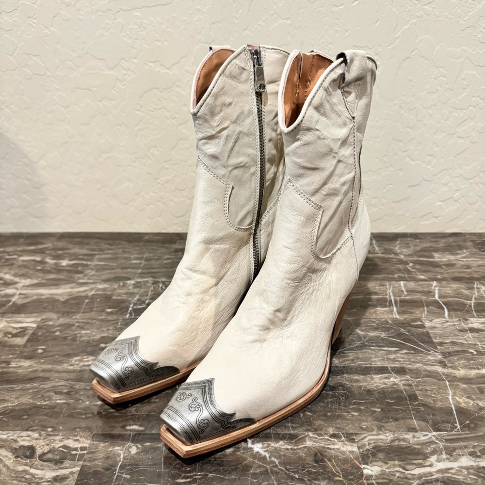NEW Free People Brayden Leather Western Boots